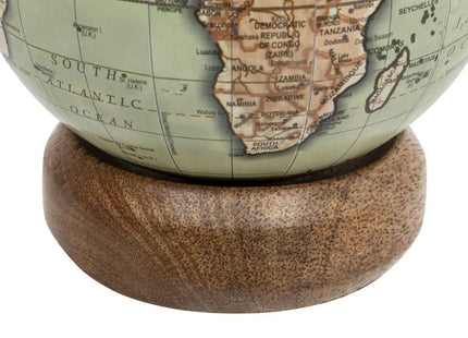 Globo terráqueo "Vintage Be" A13,5 cm madera de mango - 200818