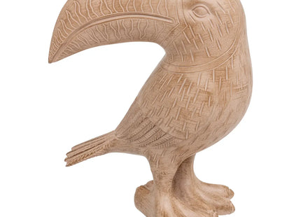 Tucán de resina beige A30cm - 200838