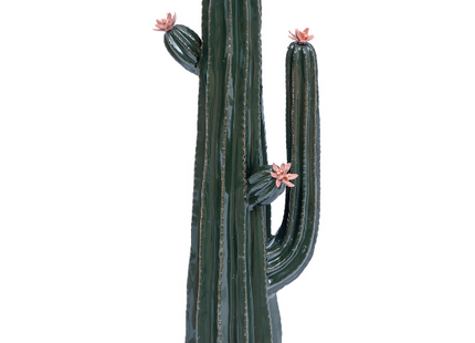 Cactus decorativo de cerámica verde A40cm - 200848