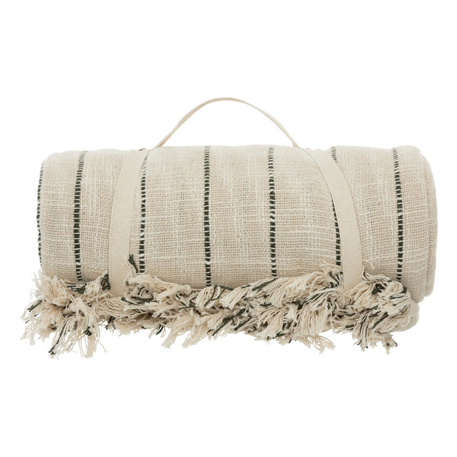 Cubre cama "Luisa" de algodón color beige 240x260cm - 201924