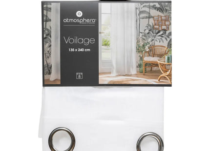 Visillo “Paxta” 130x240cm blanco - 201931A