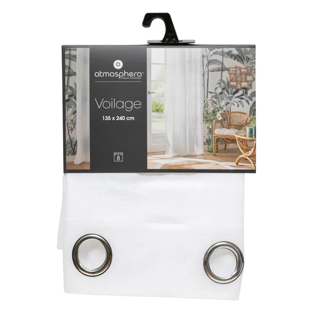 Visillo “Paxta” 130x240cm blanco - 201931A