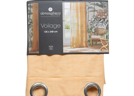 Visillo “Paxta” 130x240cm amarillo - 201931D