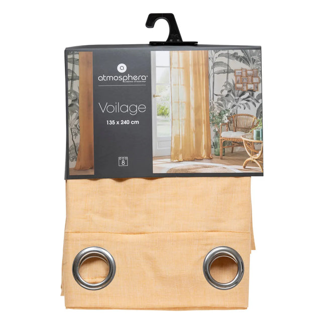 Visillo “Paxta” 130x240cm amarillo - 201931D