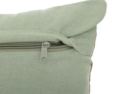 Almohada "Be vintage" Verde y Naranja 40x40cm - 201933