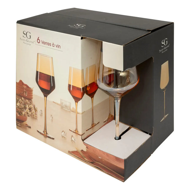 Juego de 6 copas de vino "Olga" 45cl - 202105