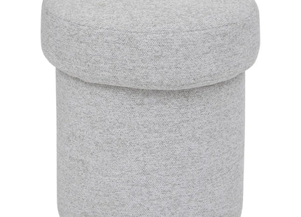 Puf "Kita" de tela color gris A40cm - 202220A