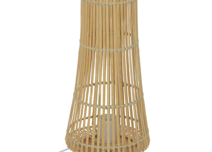Velador "Mahe" de bambú A38cm beige - 202611