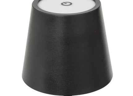 Velador LED USB de exterior "Cody" negra, 37 cm de alto - 202613