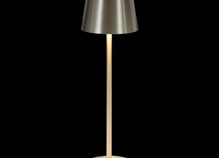 Velador de exterior "Cody" 37 cm de altura, color plata - 202613J
