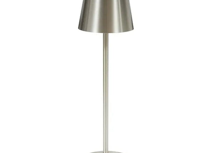 Velador de exterior "Cody" 37 cm de altura, color plata - 202613J