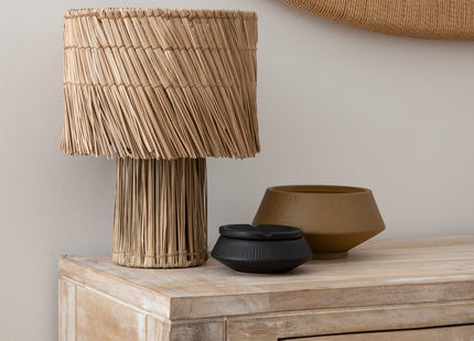 Velador de mesa "Yoni" Caña A34cm - 202626