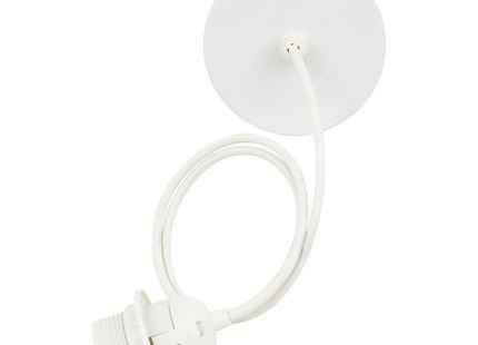 Cable eléctrico para suspensión metálica blanca L80cm - 202643