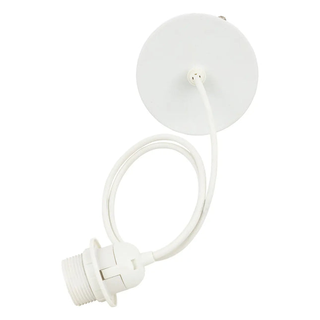 Cable eléctrico para suspensión metálica blanca L80cm - 202643