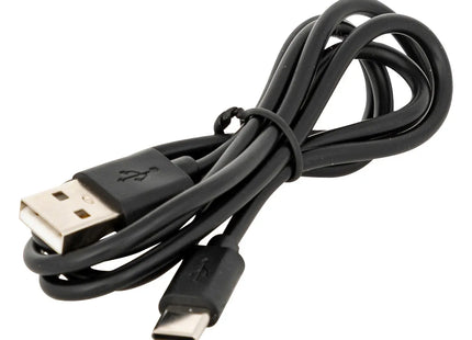 Velador de mesa LED USB negra "Zola" A20cm - 202655