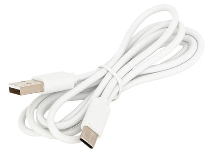 Velador de mesa LED USB blanca "Zola" A20cm - 202655B