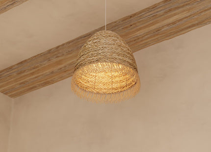 Lámpara suspendida "Hania" de caña A37cm - 202660