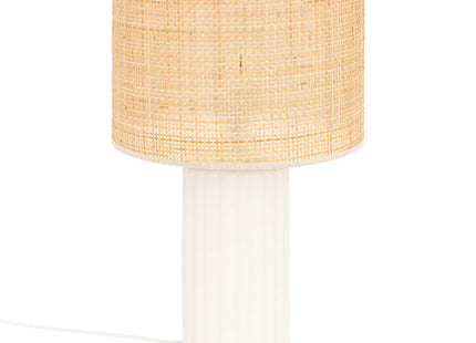 Velador de cerámica blanca "Tylia" A47cm - 202662