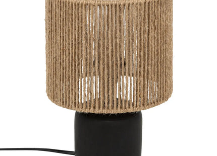 Velador de mesa "Koby" negro A24cm - 202668B