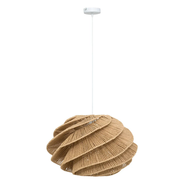Lámpara suspendida de cuerda "Ozan" beige D54,5cm - 202692