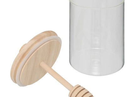 Pote de miel de vidrio "Hermet" de 400ml -  203008