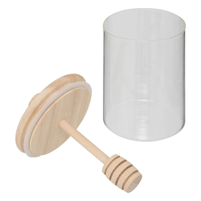 Pote de miel de vidrio "Hermet" de 400ml -  203008