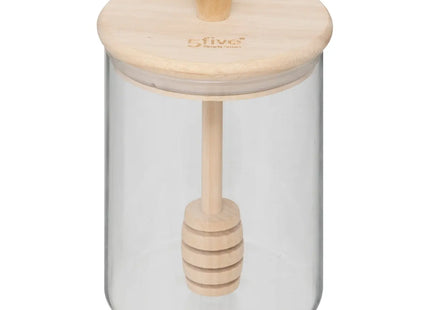 Pote de miel de vidrio "Hermet" de 400ml -  203008