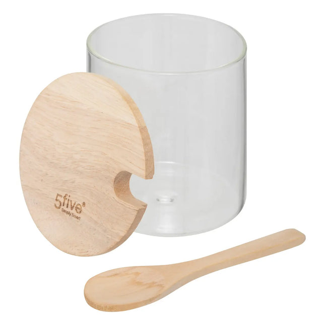 Azucarero de vidrio "Hermet" de 400ml - 203009