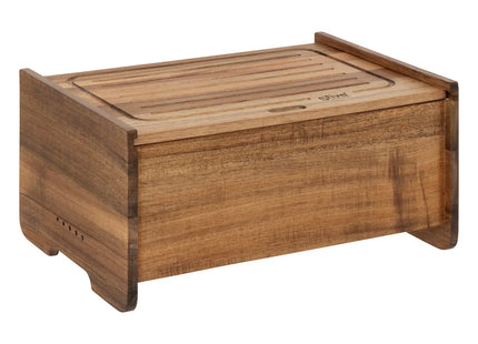 Caja de pan y tabla de cortar "Harmony" acacia - 203012