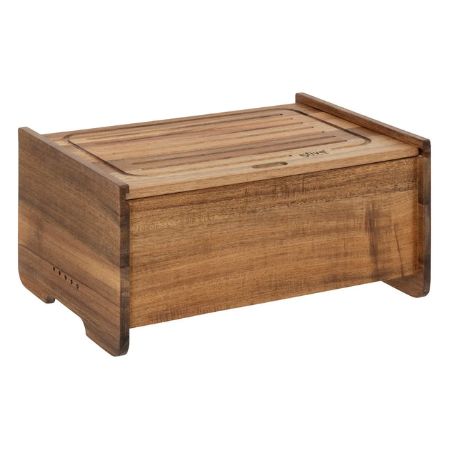 Caja de pan y tabla de cortar "Harmony" acacia - 203012