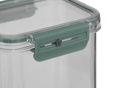 Pote hermético “Neo” de 1,3L con pico vertedor con fecha - 203033