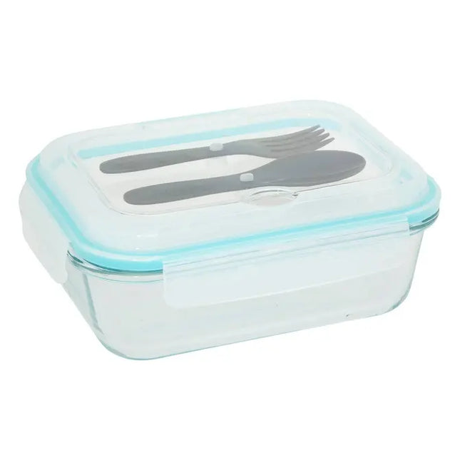 Pote de vidrio "Clipeat" de 1 L con cubiertos - 203073