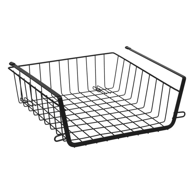 Cesta de almacenamiento colgante 31,5 cm negra - 203129