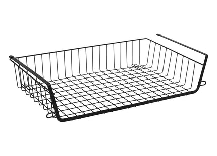 Cesta de almacenamiento colgante 51,5 cm negra - 203140