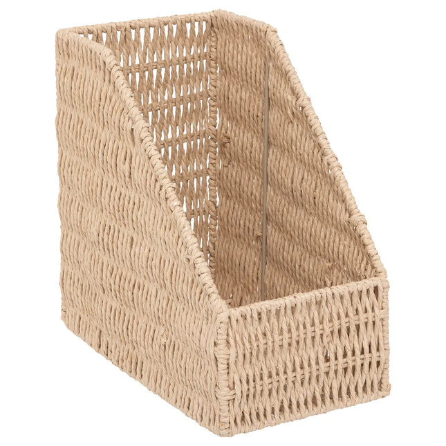 Organizador de revista "Kord" en papel trenzado - 203144