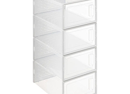 Caja para organizar zapatos x4 plástico "Stak" - 203185
