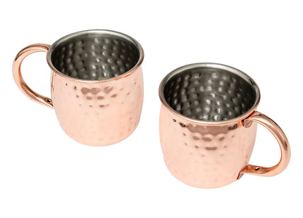 2 vasos “Moscow Mule” de acero inoxidable 47cl - 203279