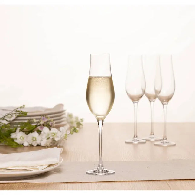 Copa de champán de cristal "Oriane" de 200ml - 203385