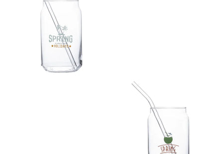Vaso "Summer" de 520ml con pajita - 203388