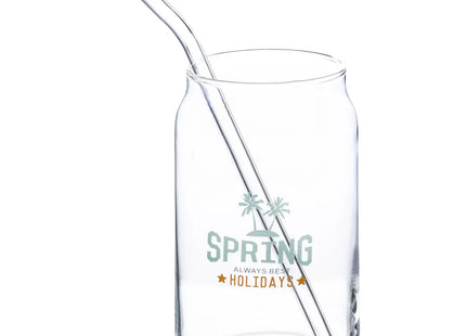 Vaso "Summer" de 520ml con pajita - 203388