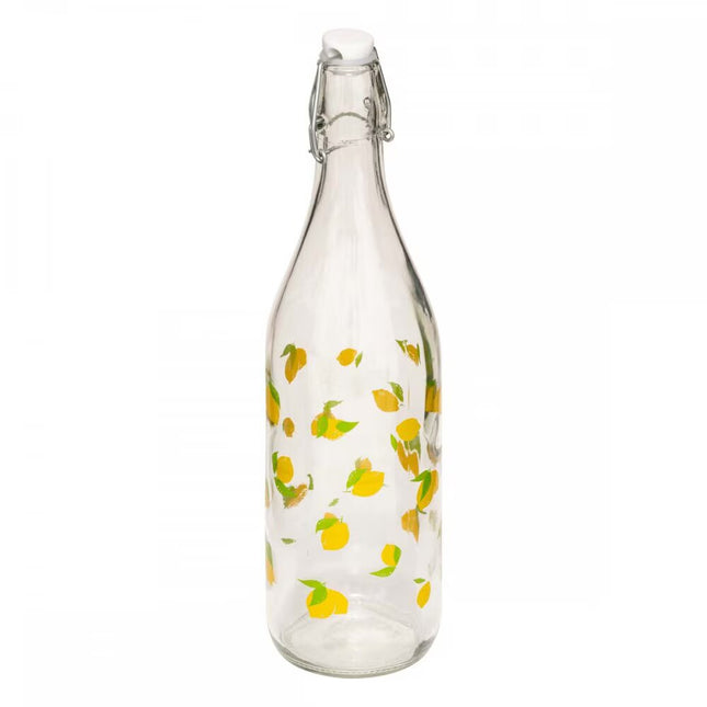 Botella transparente impresa de 1 litro - 203394