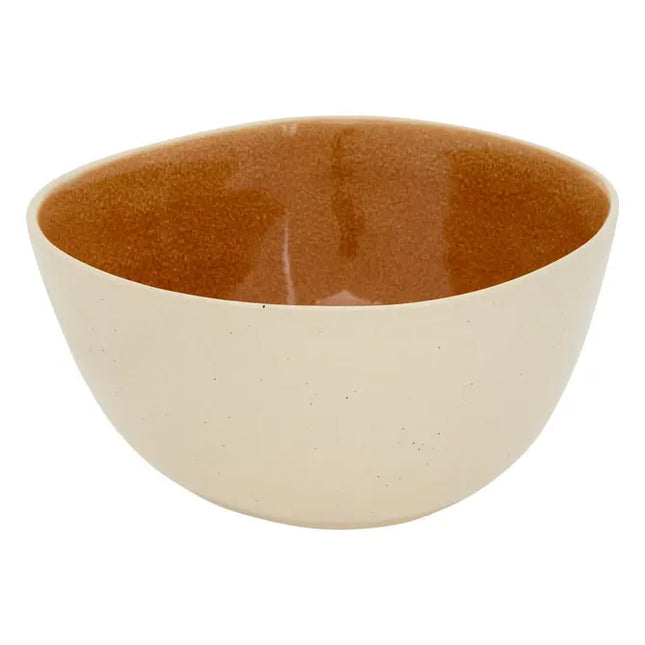 Ensaladera "Wonja" ocre D26cm -  203493A