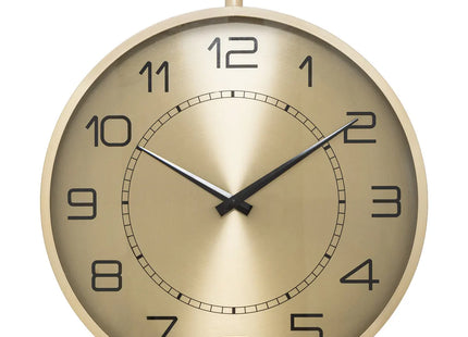 Reloj "Irina" metal dorado D53cm - 203523