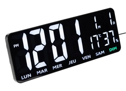Reloj "Garrett" negro 35x13,2cm - 203527