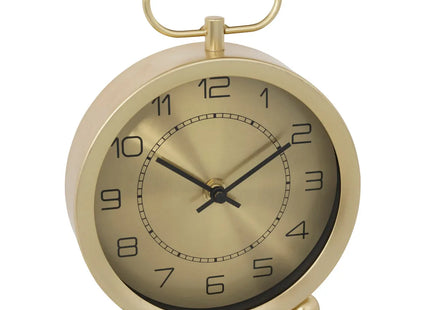 Reloj de mesa "Irina" metal dorado A19cm - 203530