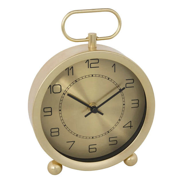 Reloj de mesa "Irina" metal dorado A19cm - 203530