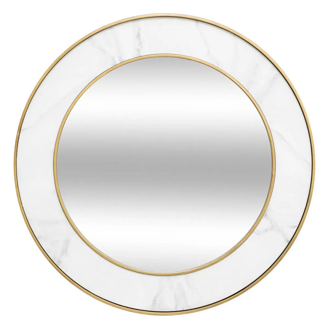 Espejo blanco "Alisha" D74cm - 203586