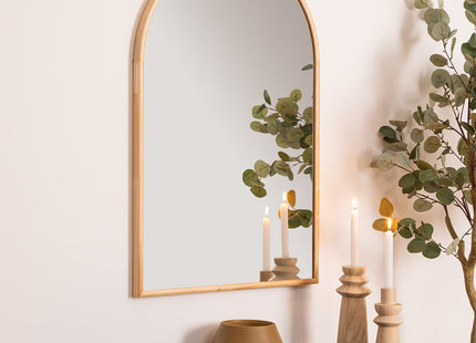Espejo de arco "Kim" de madera 60x90cm - 203590