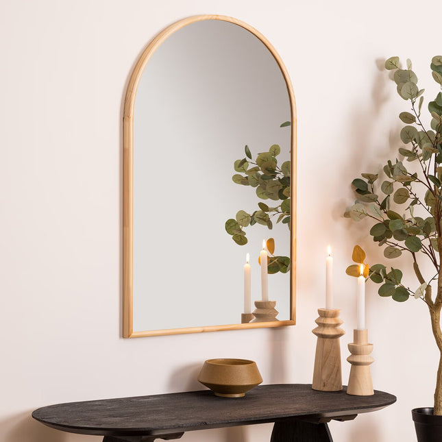 Espejo de arco "Kim" de madera 60x90cm - 203590