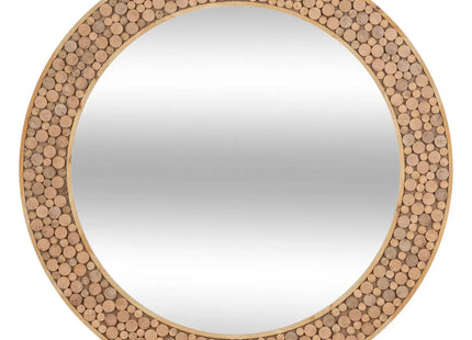 Espejo de madera "Anoki" D99cm - 203598